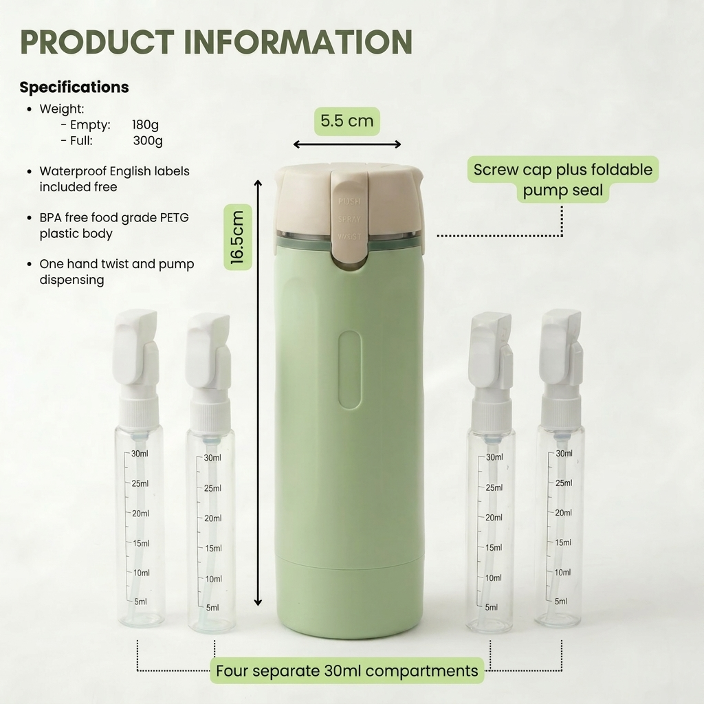Tavu™ 4 in 1 Travel Kit