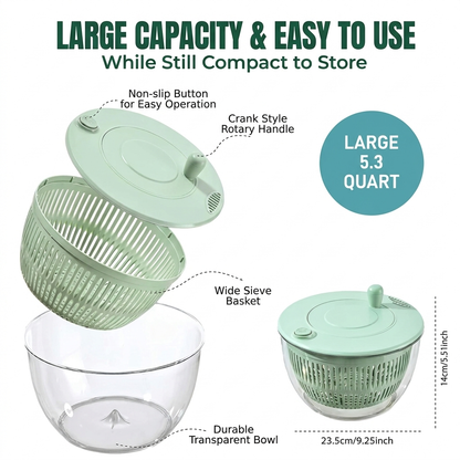 Tavu™ All-in-One Salad Prep Spinner